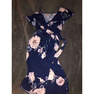 long wrap dress from show po size 6